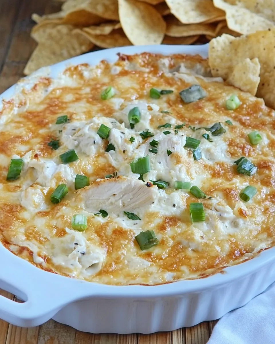 Creamy Chicken Caesar Dip