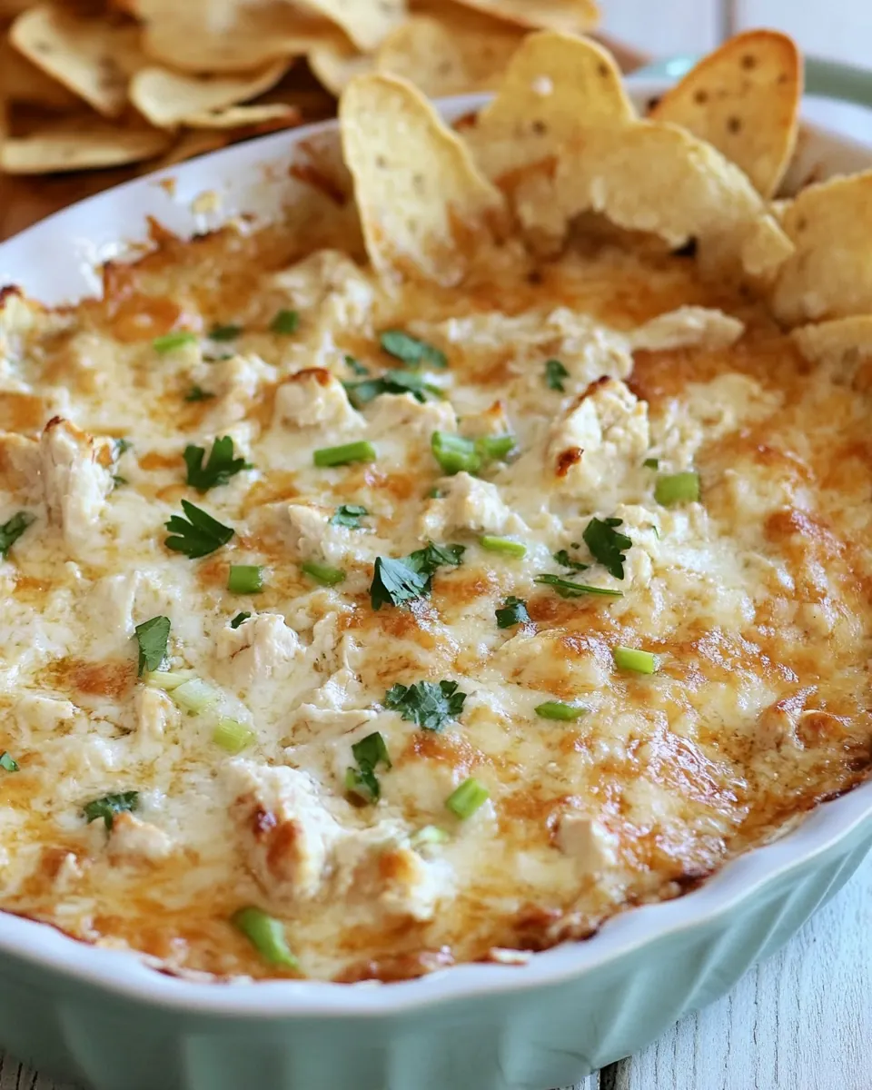 Creamy Chicken Caesar Dip