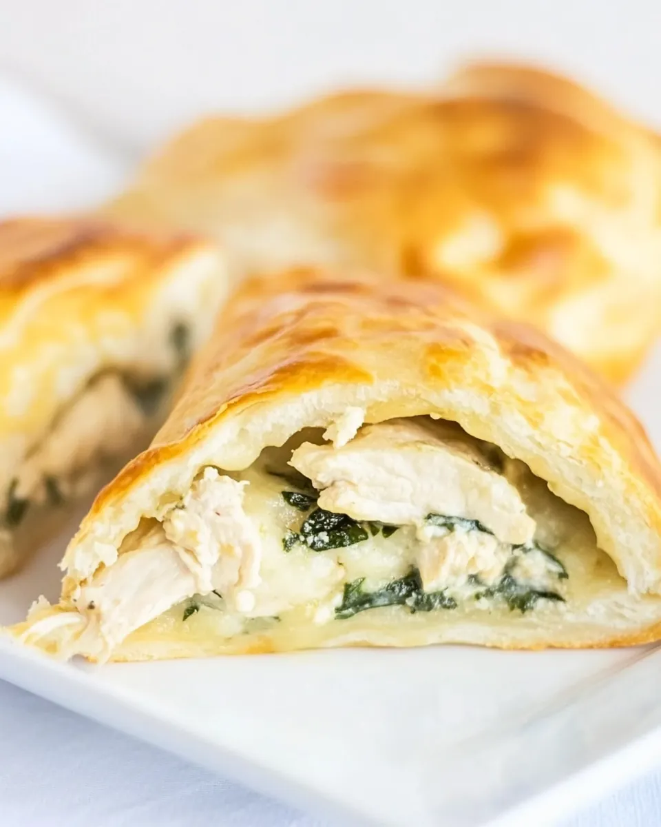 Creamy Chicken Calzone