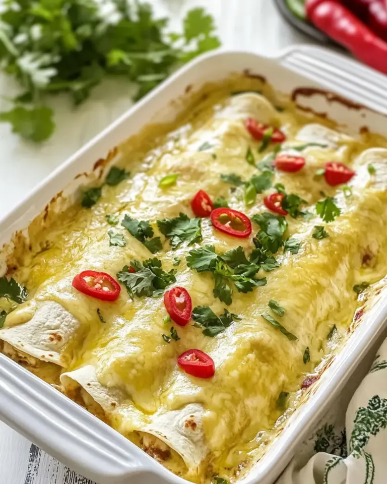 Creamy Chicken Enchiladas