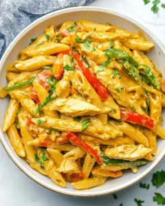 Creamy Chicken Fajita Pasta