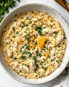 Creamy Chicken Orzo