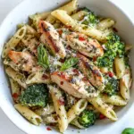 Creamy Chicken Pesto Penne