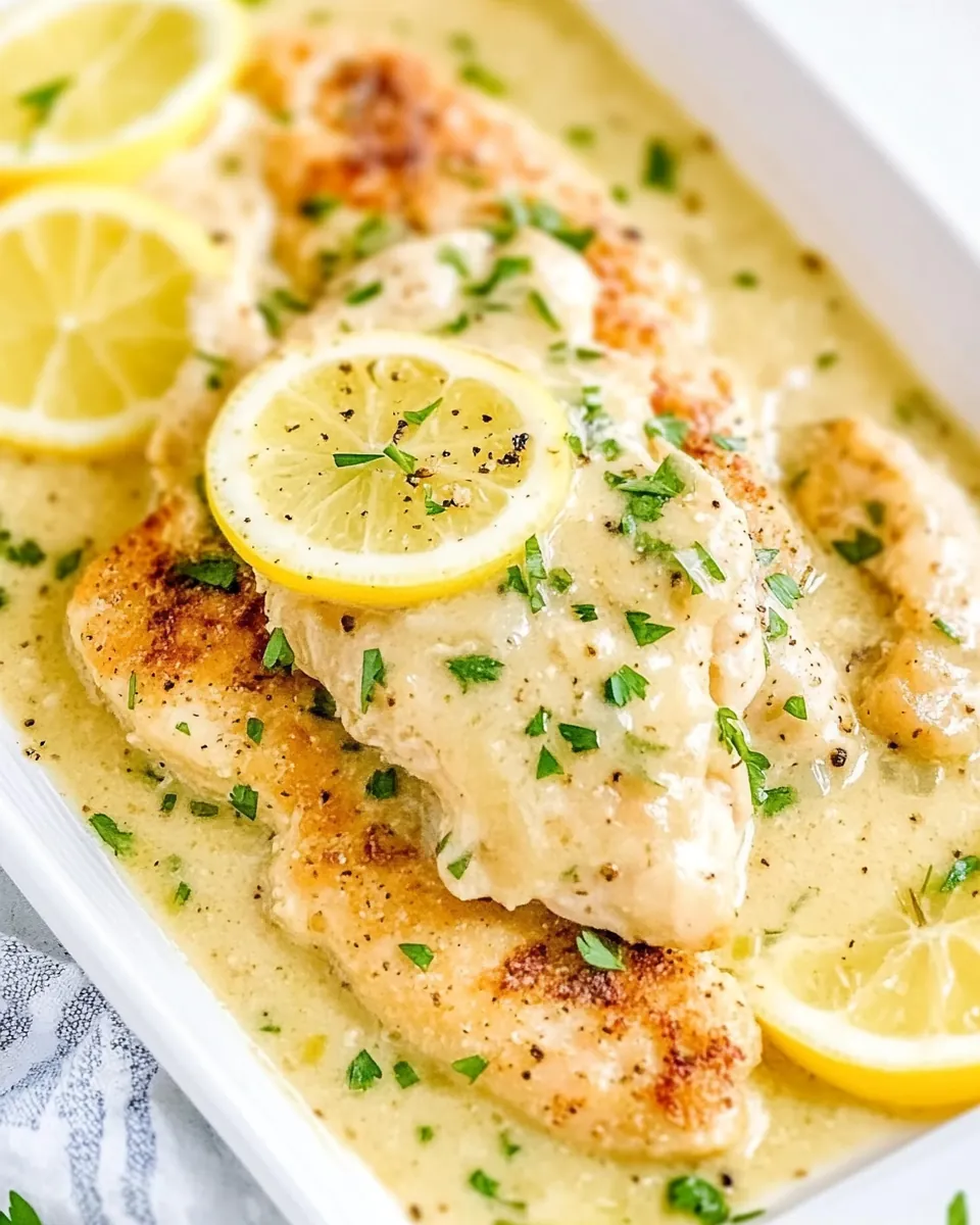 Creamy Chicken Piccata