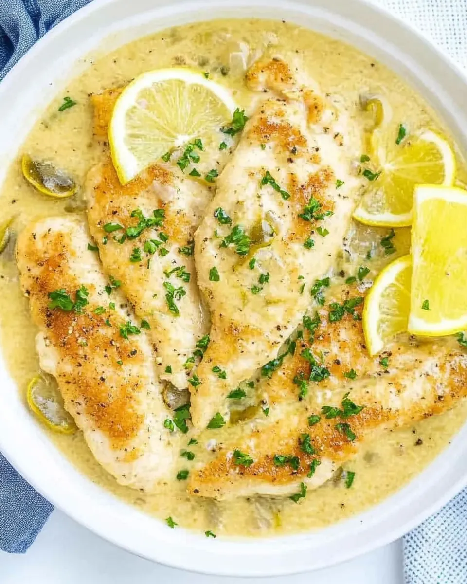 Creamy Chicken Piccata