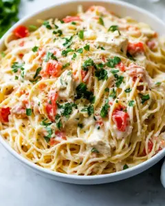 Creamy Chicken Spaghetti