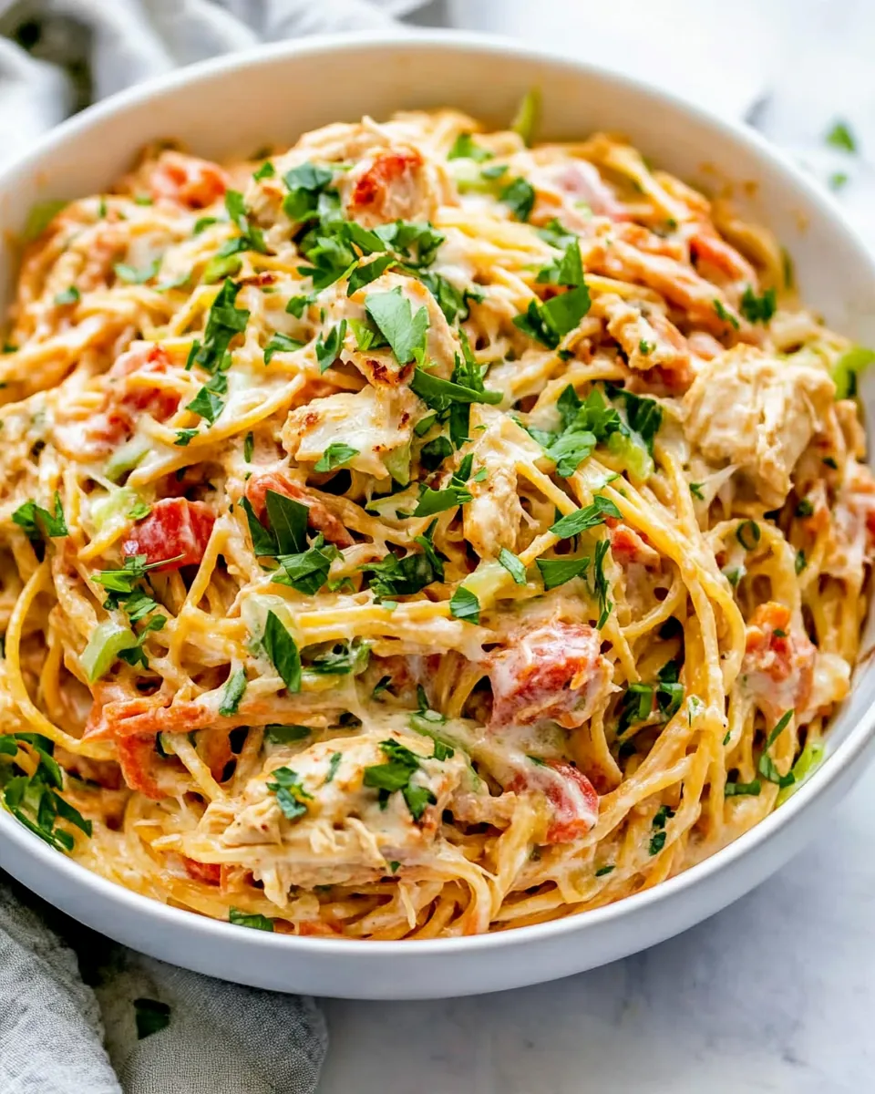 Creamy Chicken Spaghetti