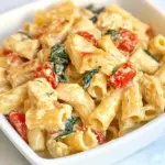 Creamy Chicken Tuscan Pasta