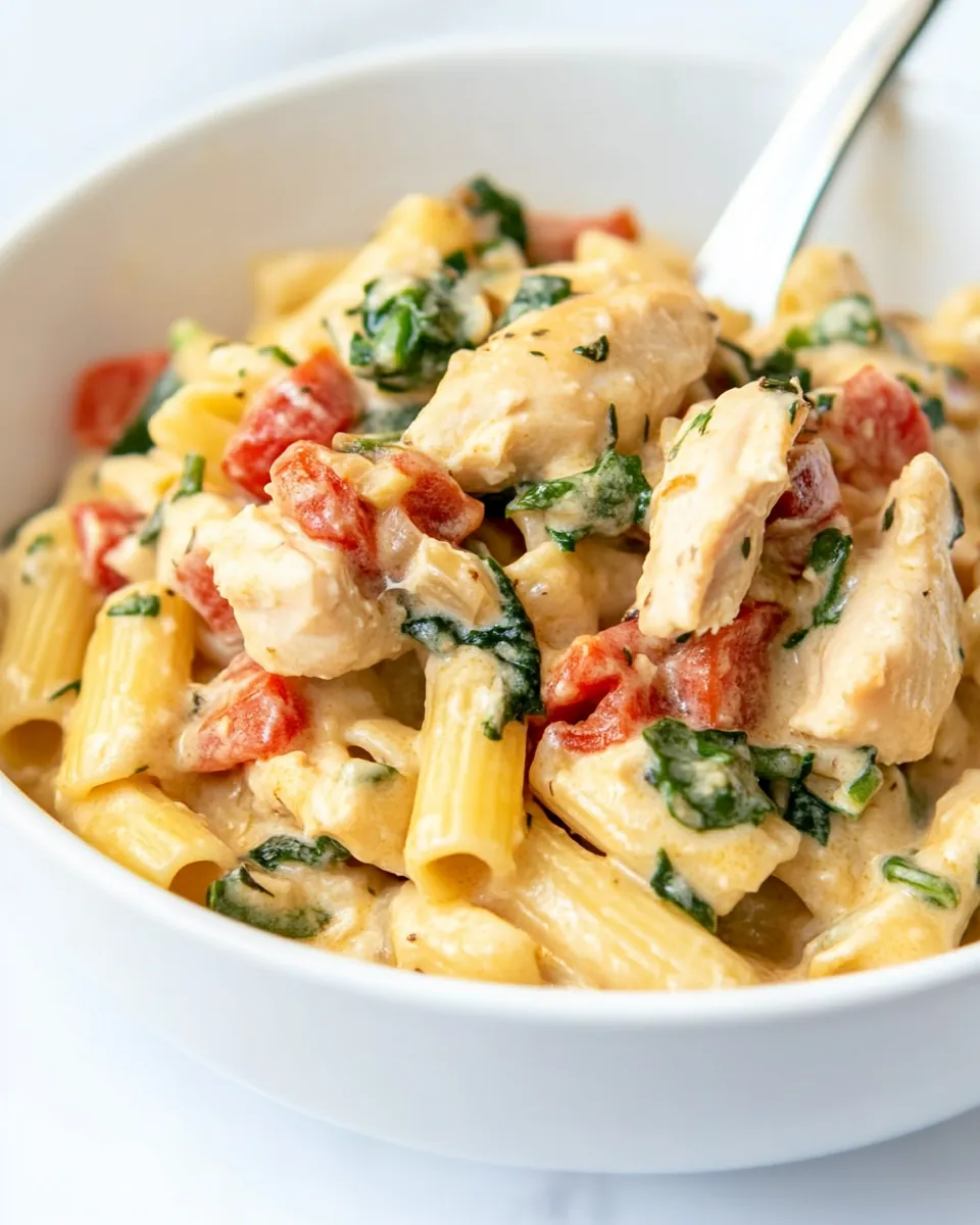 Creamy Chicken Tuscan Pasta