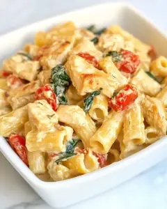 Creamy Chicken Tuscan Pasta