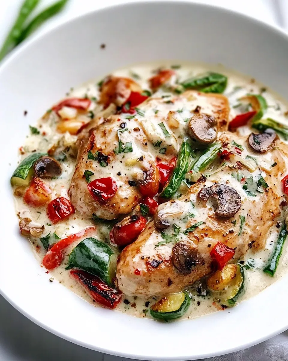 Creamy Chicken With Vegetables
