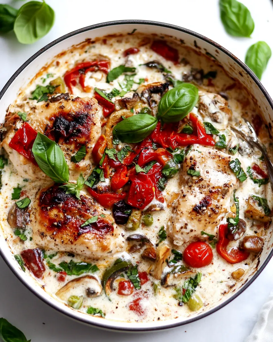 Creamy Chicken With Vegetables