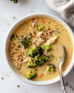 Creamy Chicken and Broccoli Soup