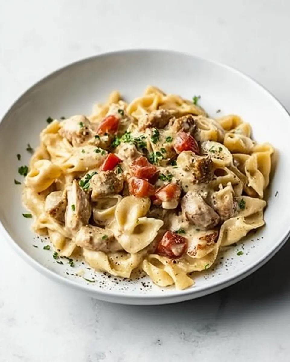 Creamy Chicken and Chorizo Pasta