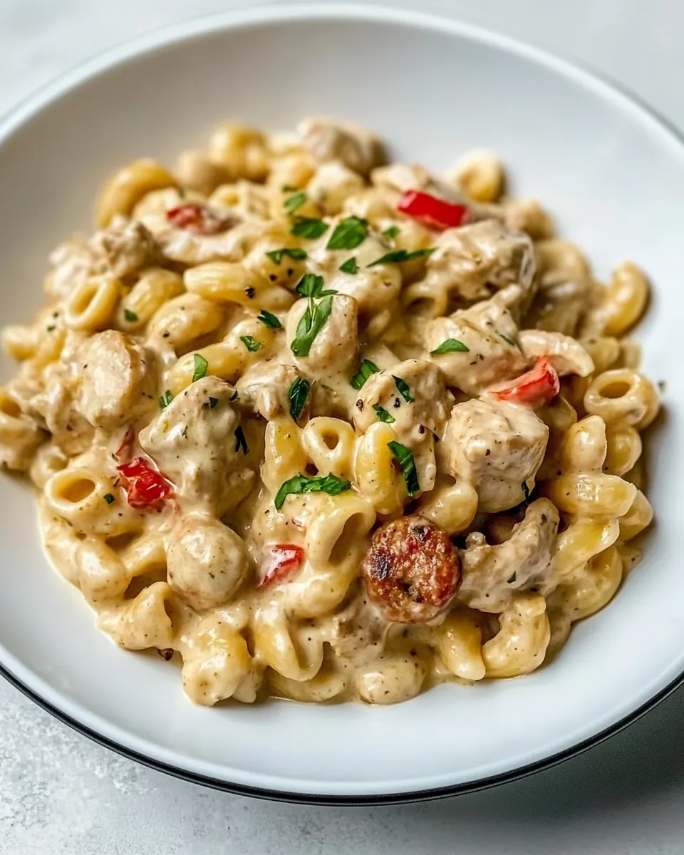Creamy Chicken and Chorizo Pasta