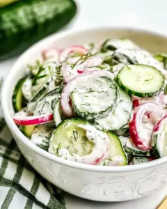 Creamy Cucumber Salad