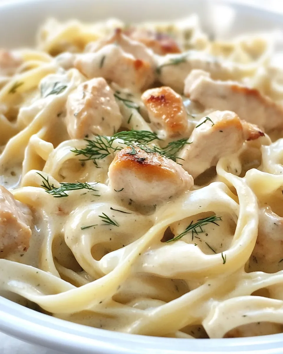 Creamy Dill Chicken Pasta
