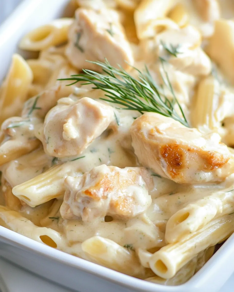 Creamy Dill Chicken Pasta