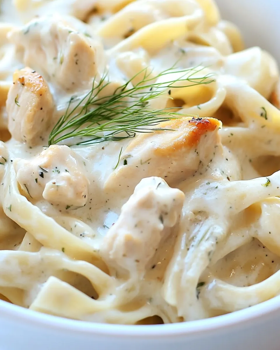 Creamy Dill Chicken Pasta