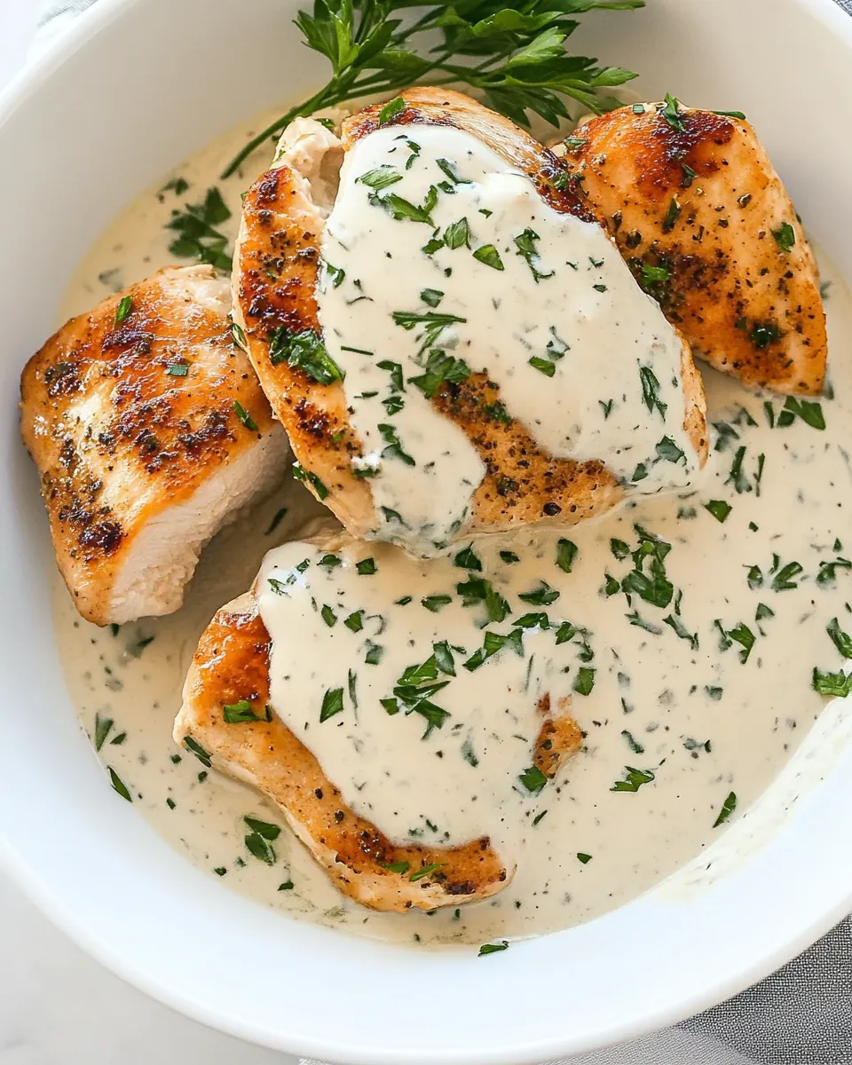 Creamy Garlic Herb Chicken