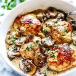 Creamy Garlic Mushroom Chicken