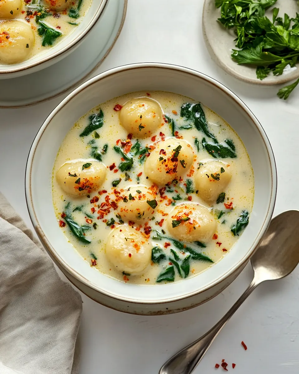 Creamy Gnocchi Soup