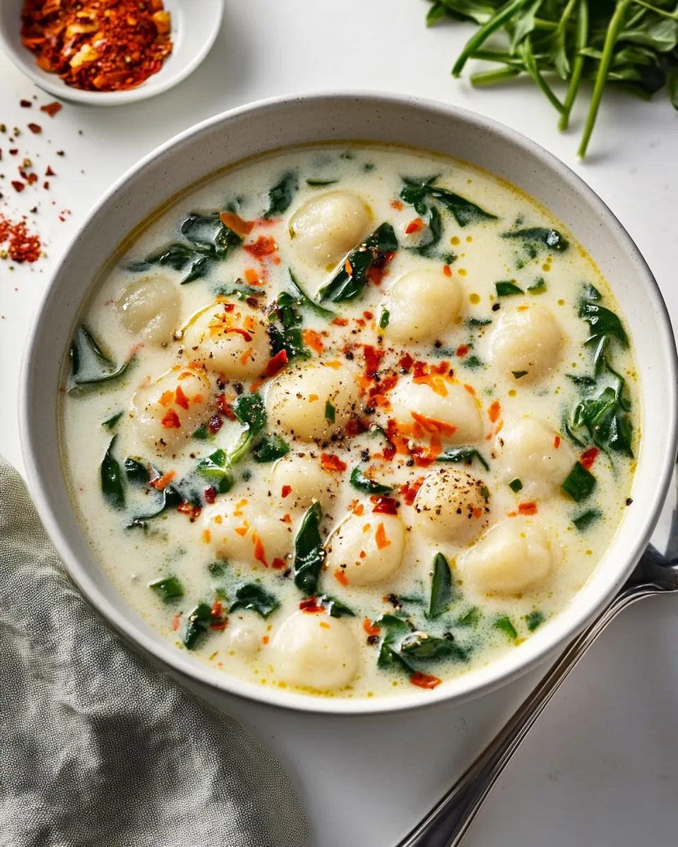 Creamy Gnocchi Soup