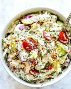 Creamy Greek Yogurt Chicken Salad