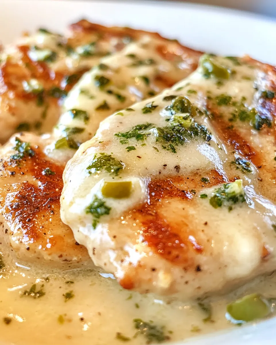 Creamy Grilled Chicken Piccata