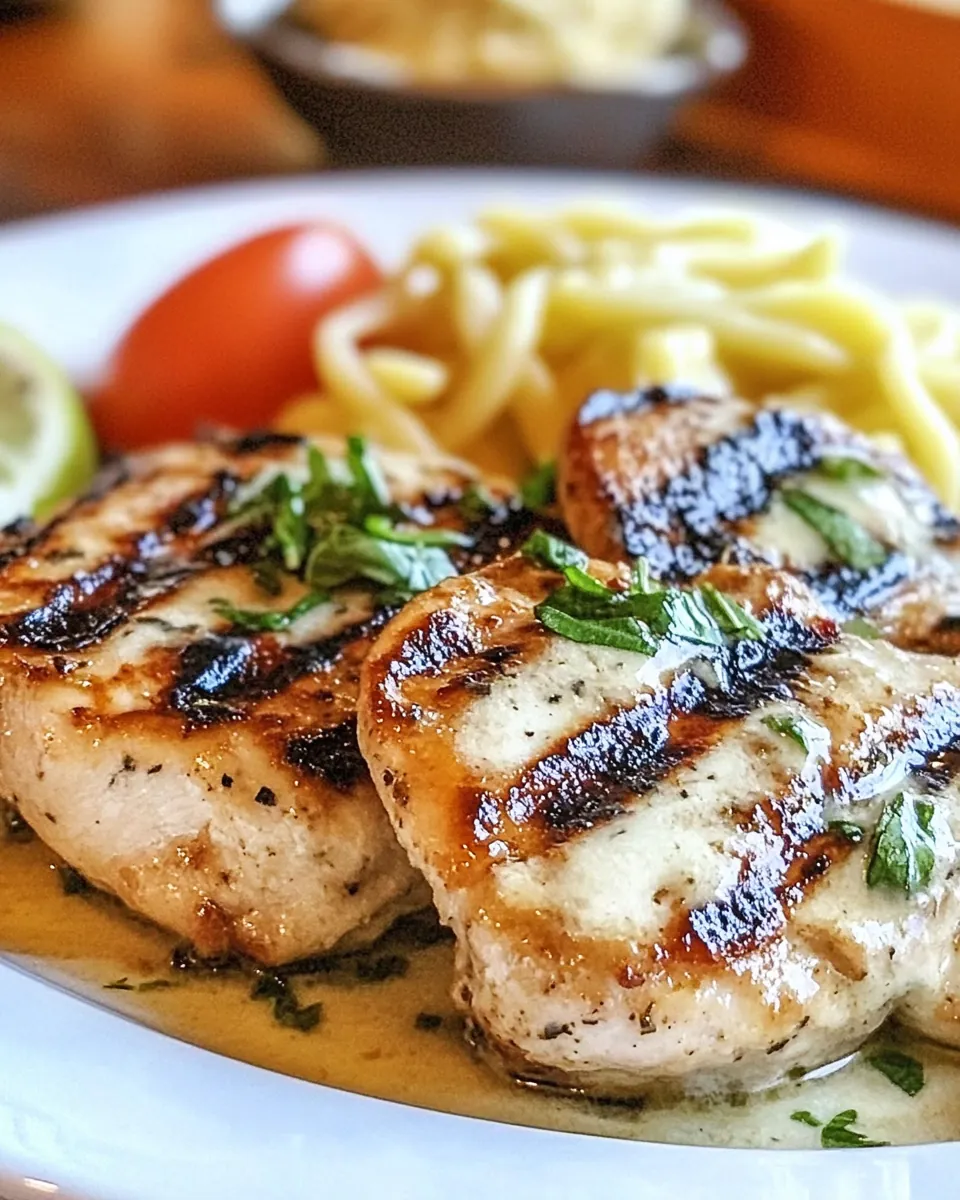 Creamy Grilled Chicken Piccata