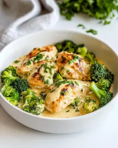 Creamy Honey Mustard Chicken Broccoli