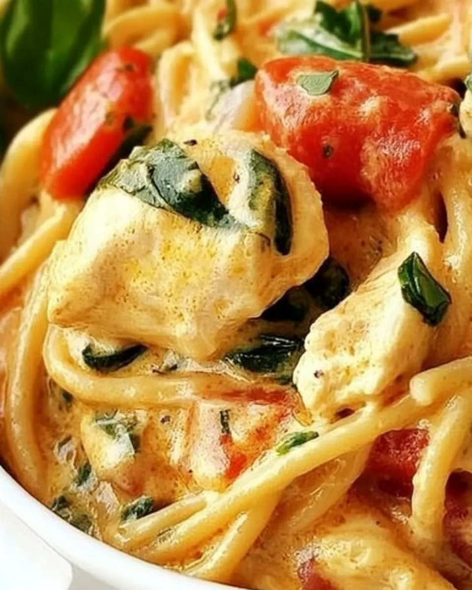 Creamy Italian Chicken Pasta