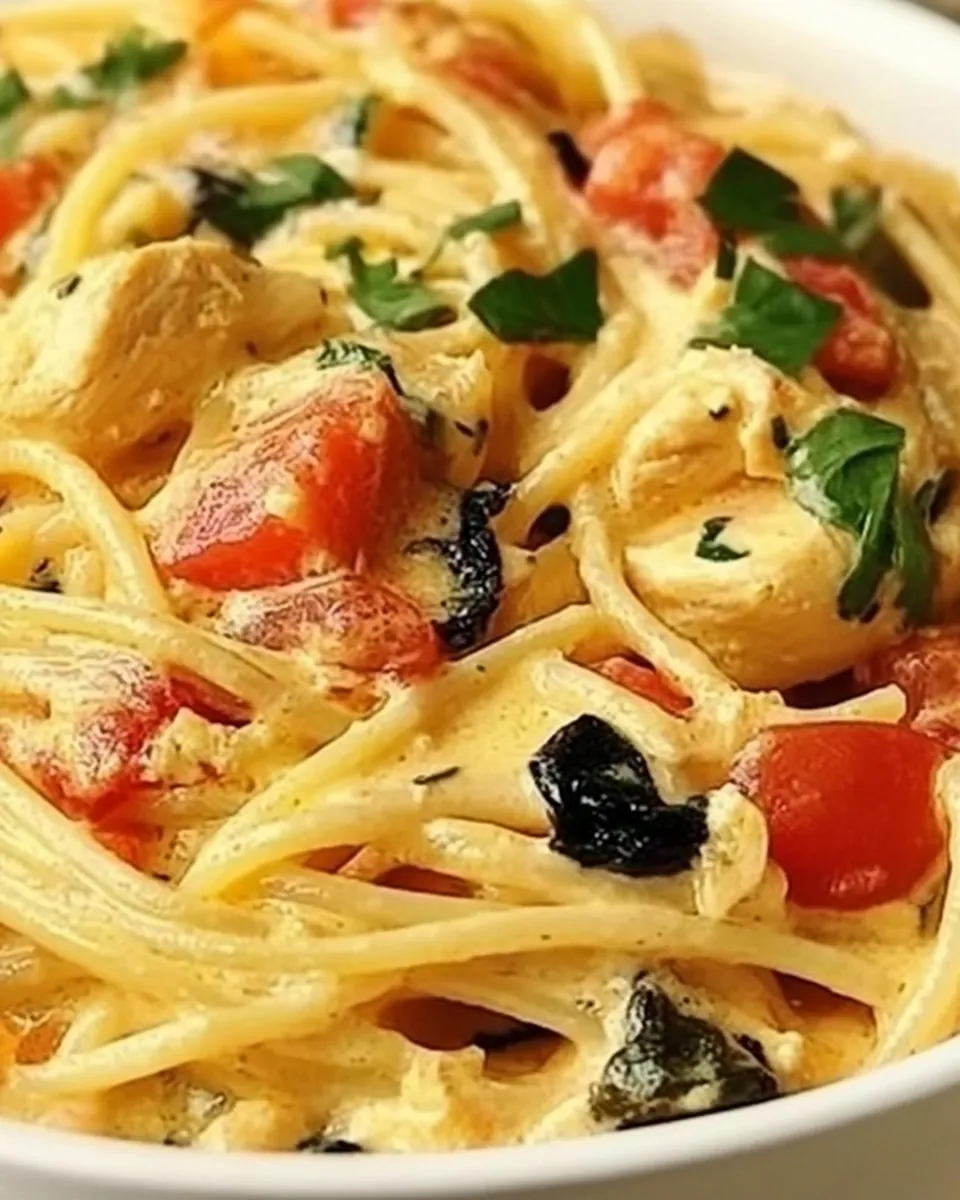 Creamy Italian Chicken Pasta