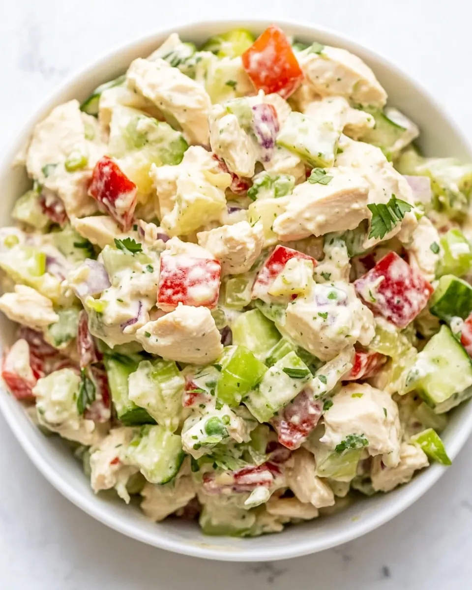 Creamy Keto Chicken Salad