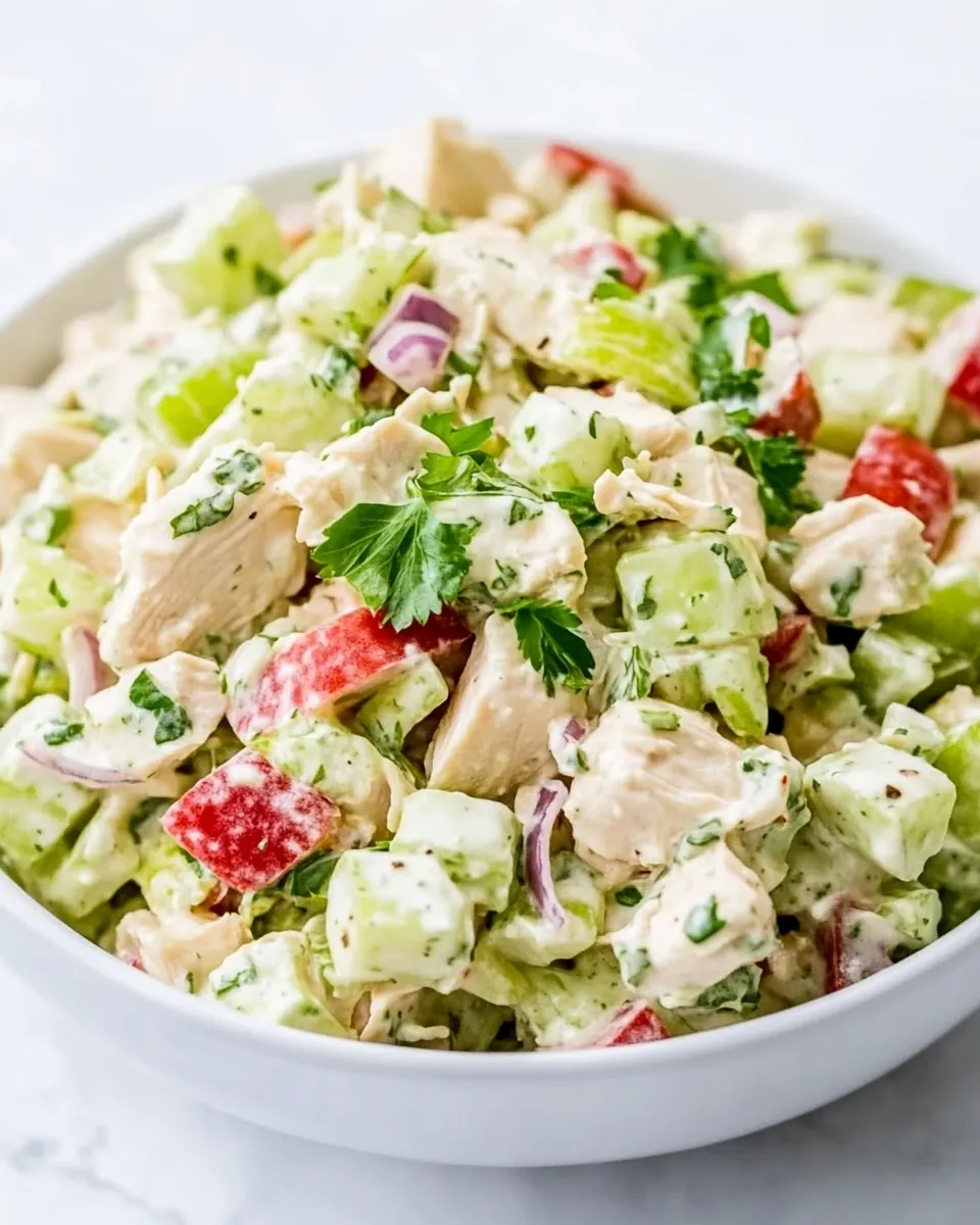 Creamy Keto Chicken Salad