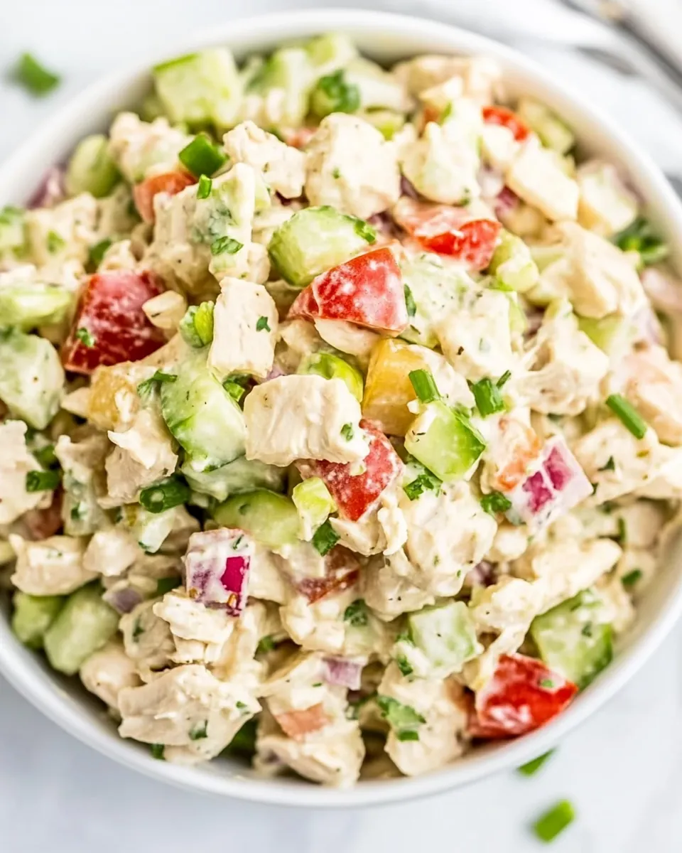 Creamy Keto Chicken Salad