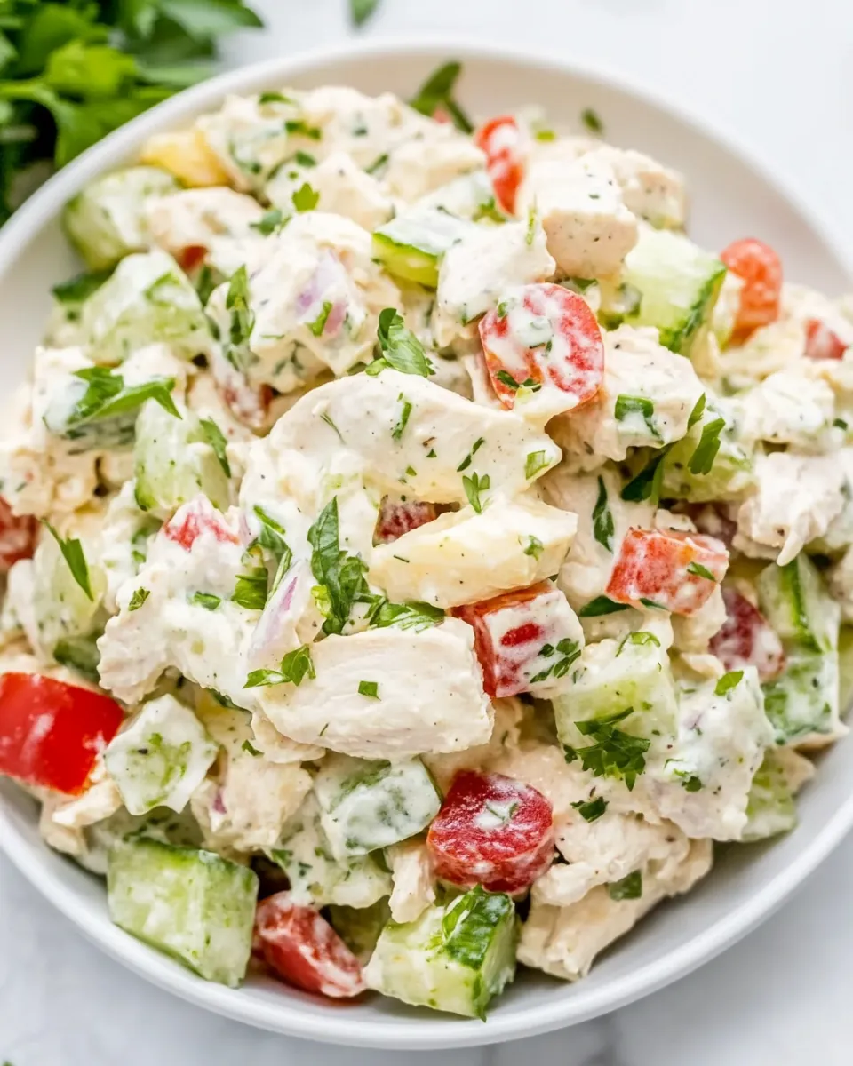 Creamy Keto Chicken Salad