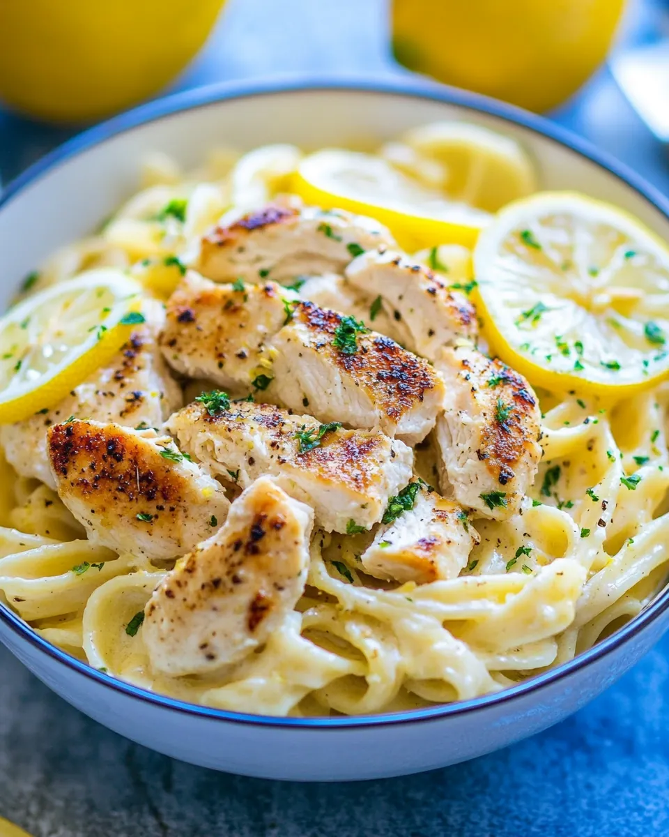Creamy Lemon Chicken Pasta