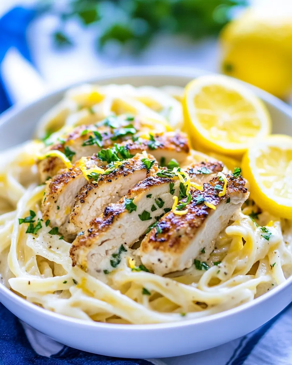Creamy Lemon Chicken Pasta