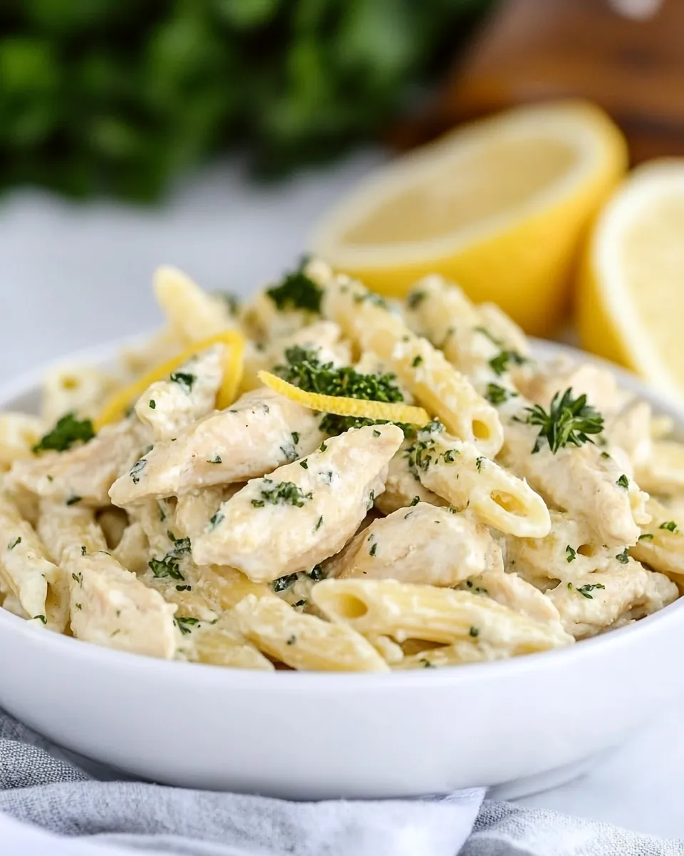 Creamy Lemon Chicken Pasta