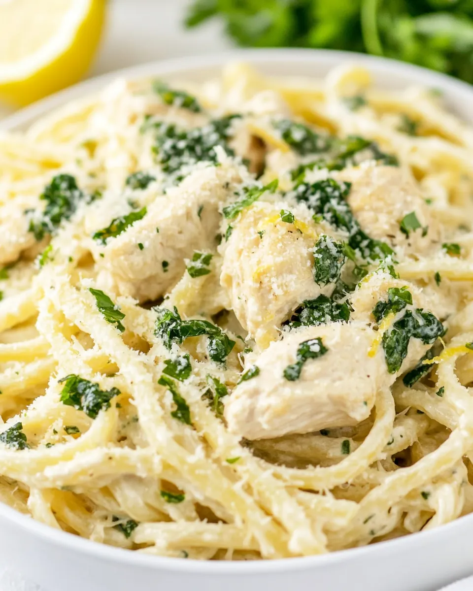 Creamy Lemon Chicken Pasta