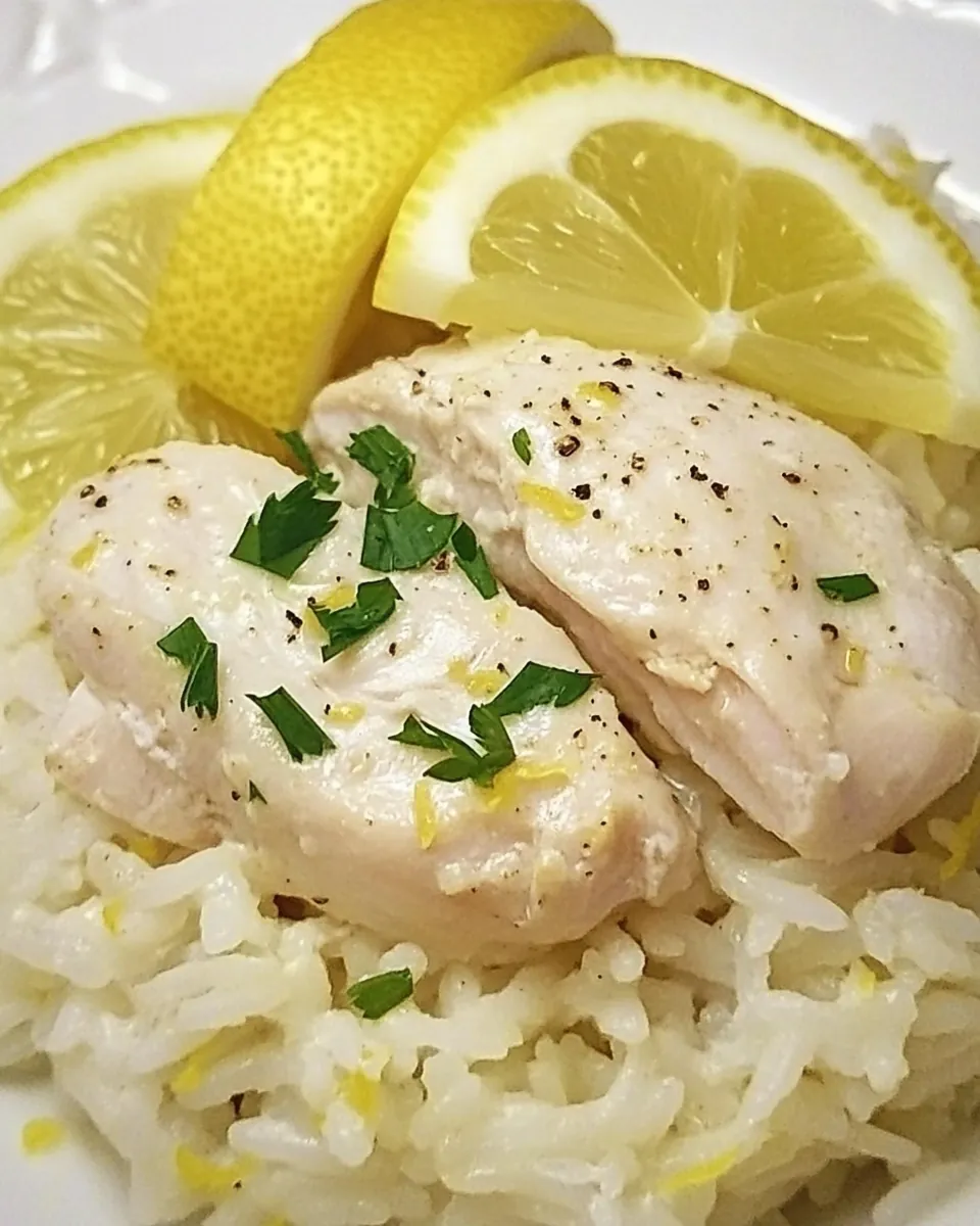 Creamy Lemon Chicken and Rice