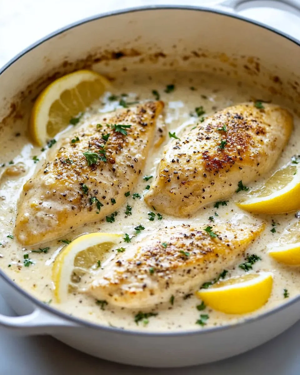 Creamy Lemon Parmesan Chicken