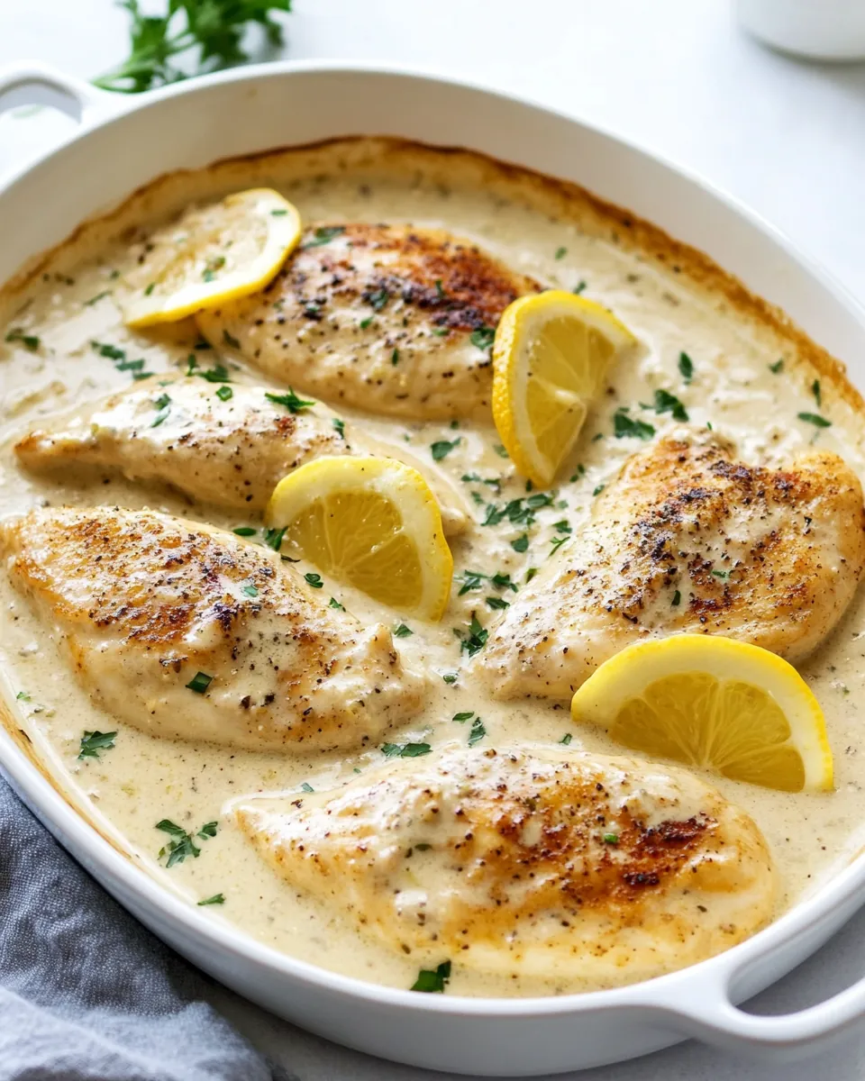 Creamy Lemon Parmesan Chicken