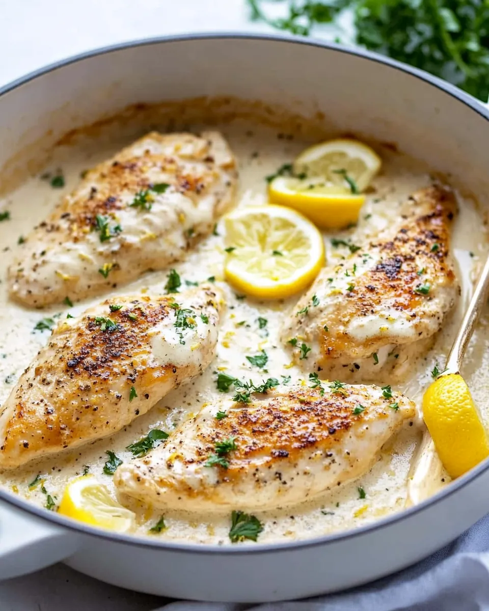 Creamy Lemon Parmesan Chicken