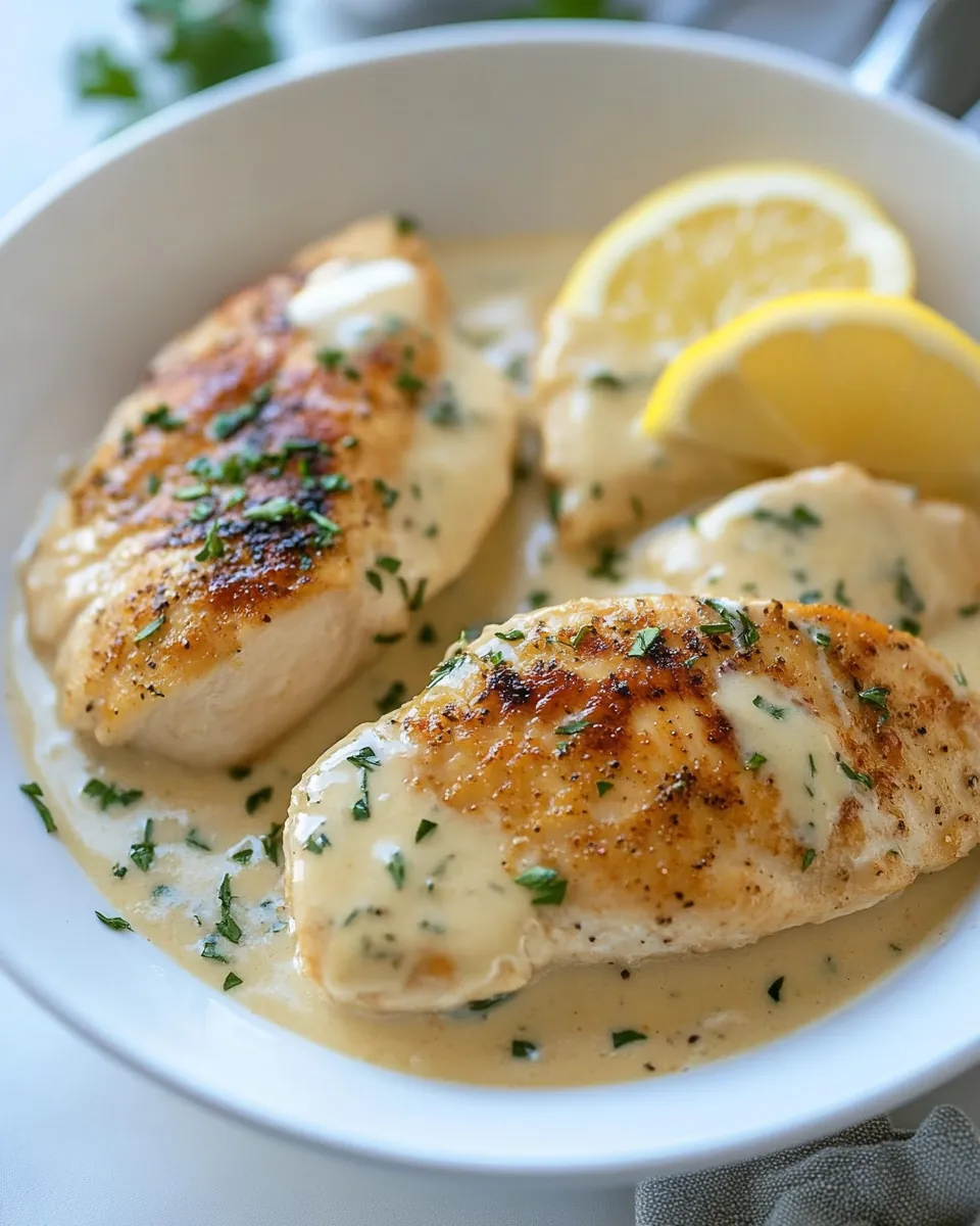 Creamy Lemon Romano Chicken