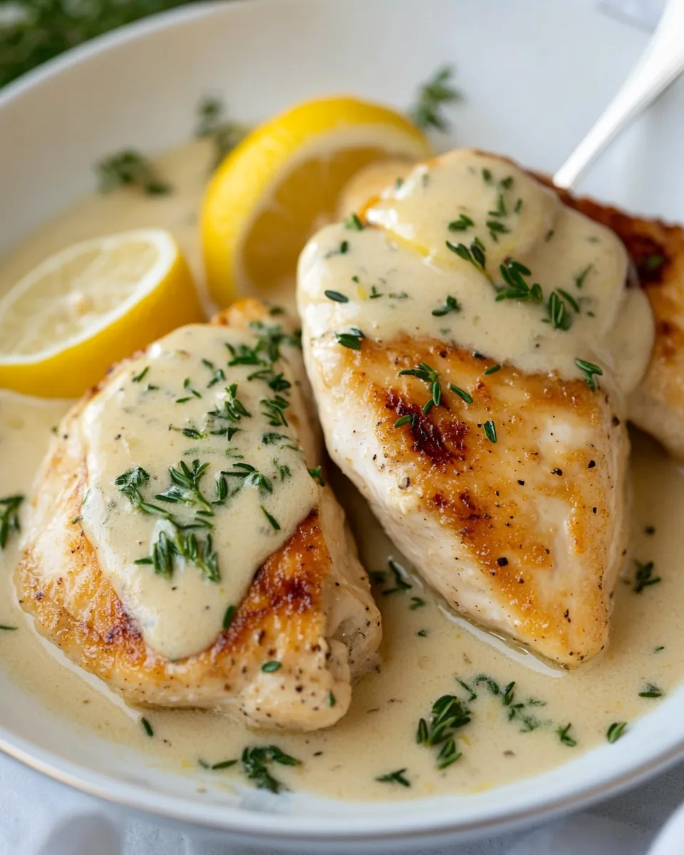 Creamy Lemon Romano Chicken