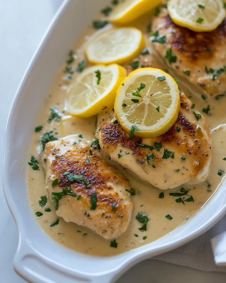 Creamy Lemon Romano Chicken