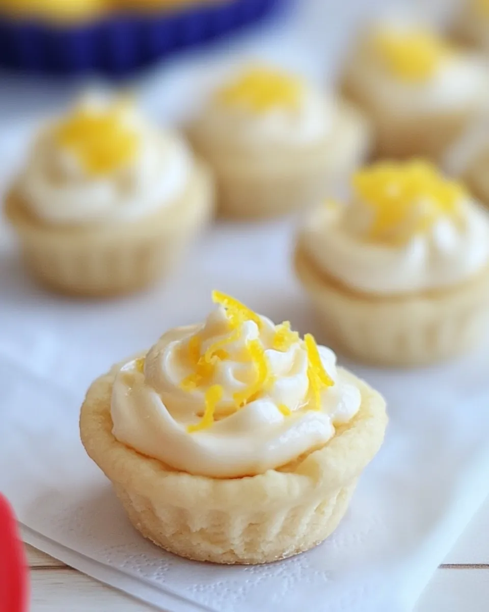 Creamy Lemon Sugar Cookie Cups