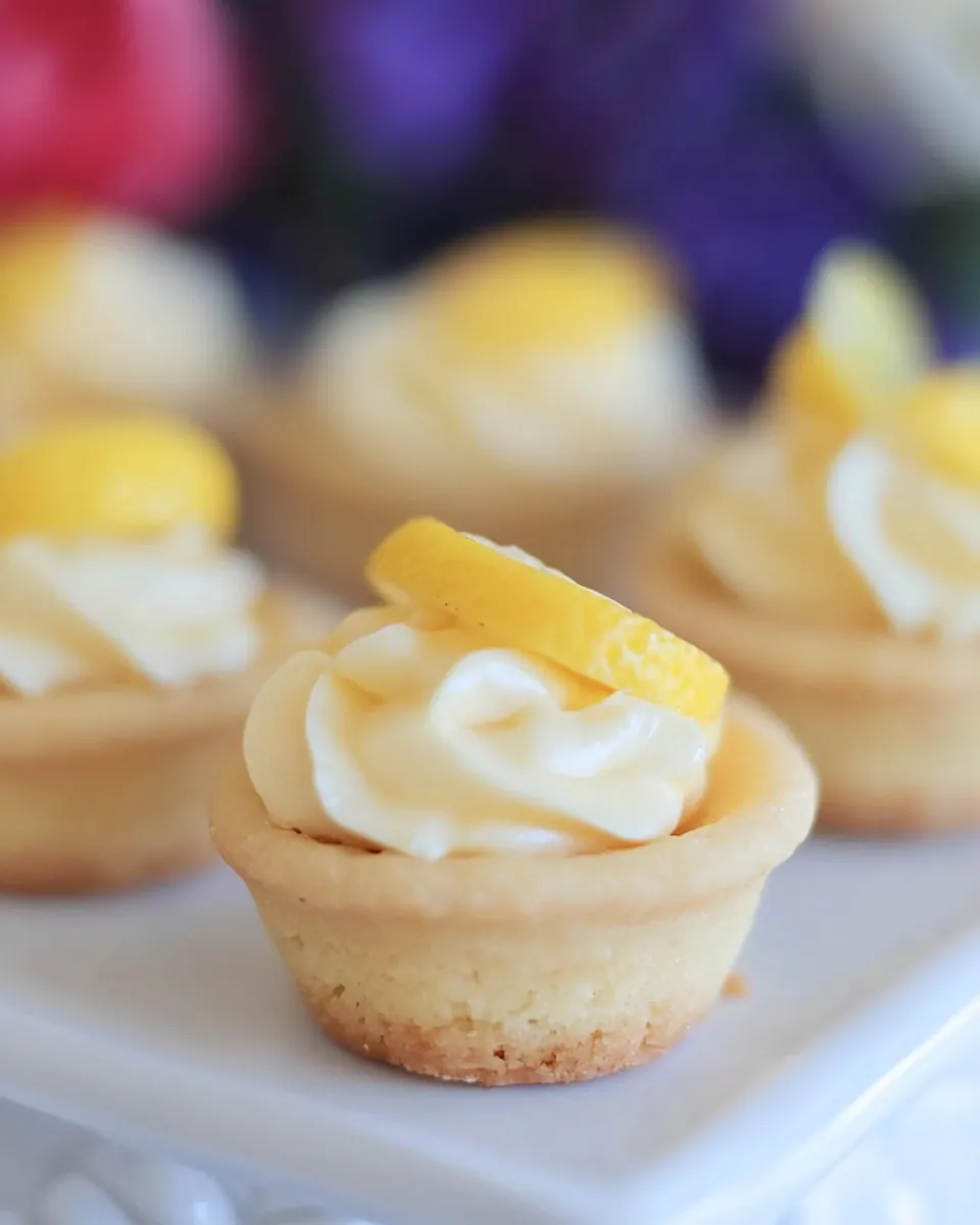 Creamy Lemon Sugar Cookie Cups
